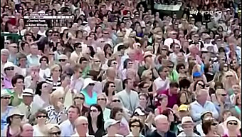 Hilarious Outdoor Romp During A Tennis Match