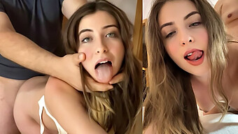 Cute Spanish Teen Gives Blowjob And Gets Cumshot