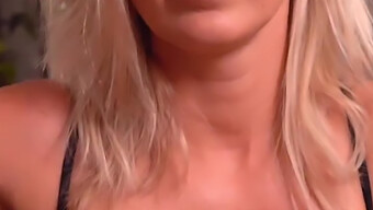 Tysk Blond Skönhet Ger En Dirty Talk Handjob I Hd Pov