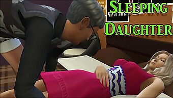 Father And Daughter Engage In Sexual Intercourse After Sharing An Intimate Moment On The Couch