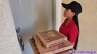 Watch A Delivery Girl In Action In This 1.Mp4 Video