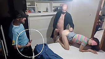 Blindfolded Wife And Friend Share A Cuckold Experience With A Stranger