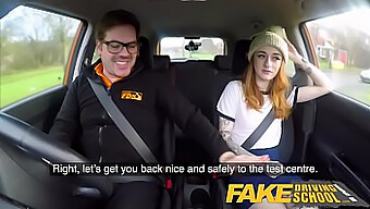 Fake Driving School Leads To Hot Redhead'S Oral And Hardcore Skills