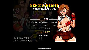 Okeyutei'S School Dot Fight: Hentai Gameplay Og Karikaturgalleri