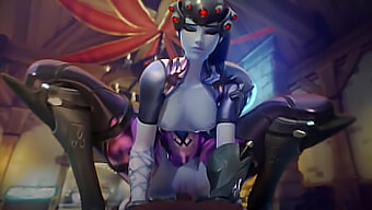 Bộ Sưu Tập Hentai 3d Không Che Với Sự Tham Gia Của D.Va, Mercy Và Widowmaker.