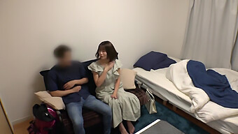 A Amateur Japanese Cafe Clerk Indulges In Oral And Finger Sex