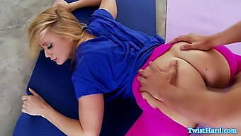 Aj Applegate'S Sensuele Yoga- En Deepthroat-Prestaties