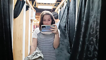 Latina Student Gives Pov Oral Sex In Public Clothes Store