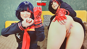 Ryuko Matoi'S Wild Anal Encounter With A Naked Teacher In Different Holes