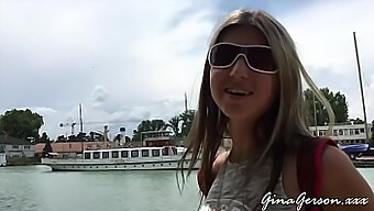 Amusing Teen Gina Gerson Goes On Wild Adventure To Balaton