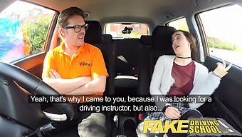 Lola Rae'S Driving School Lessons Turn Into A Wild Oral Sex Session