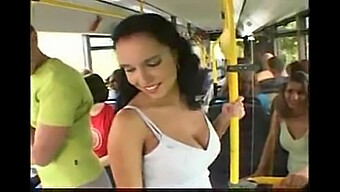 Busty Milf Laura Lion On Voyeuristic Bus Ride