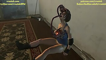 Jill Valentine'S Intense Encounter With A Monstrous Parasite In Animated Hentai