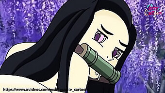 A Transformação Sensual De Nezuko Nesta Animação Hentai