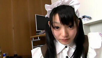 Stunning Japanese Maid Surprises With Intense Pov Blowjob