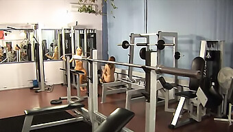 Fit Polish Women Undress For Exercise At Gym