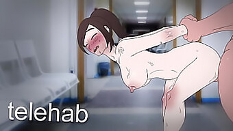 โรงพยาบาล Hentai: Teen (18+) ได้รับการเย็ดทางทวารหนักในหนังโป๊ 2d