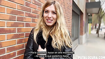 ¡rubia Encantadora Seducida Por Dinero Para Un Encuentro Callejero, Lo Que Lleva A Sexo Duro Y Una Perfecta Exhibición De Culo!