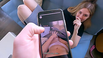 Stiefbruder Und Stiefschwester Haben Nach Dem Herunterladen Einer App Tabulosen Sex - Full Hd-Video