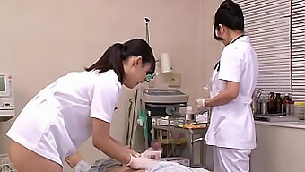 Japanese Caregivers Provide Medical Attention And Comfort