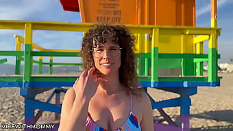 Public Sex With Curvy Jewish Milf In Bikini Leads To Intense Fucking And Creampie