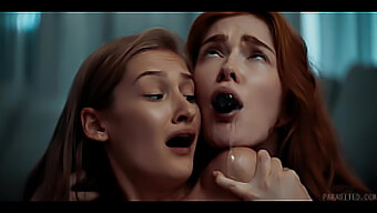 Jia Lissa และ Tiffany Tatum มีส่วนร่วมในการเล่นหน้า Bdsm