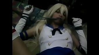 Kancolle Cosplayer'S Intimate Performance